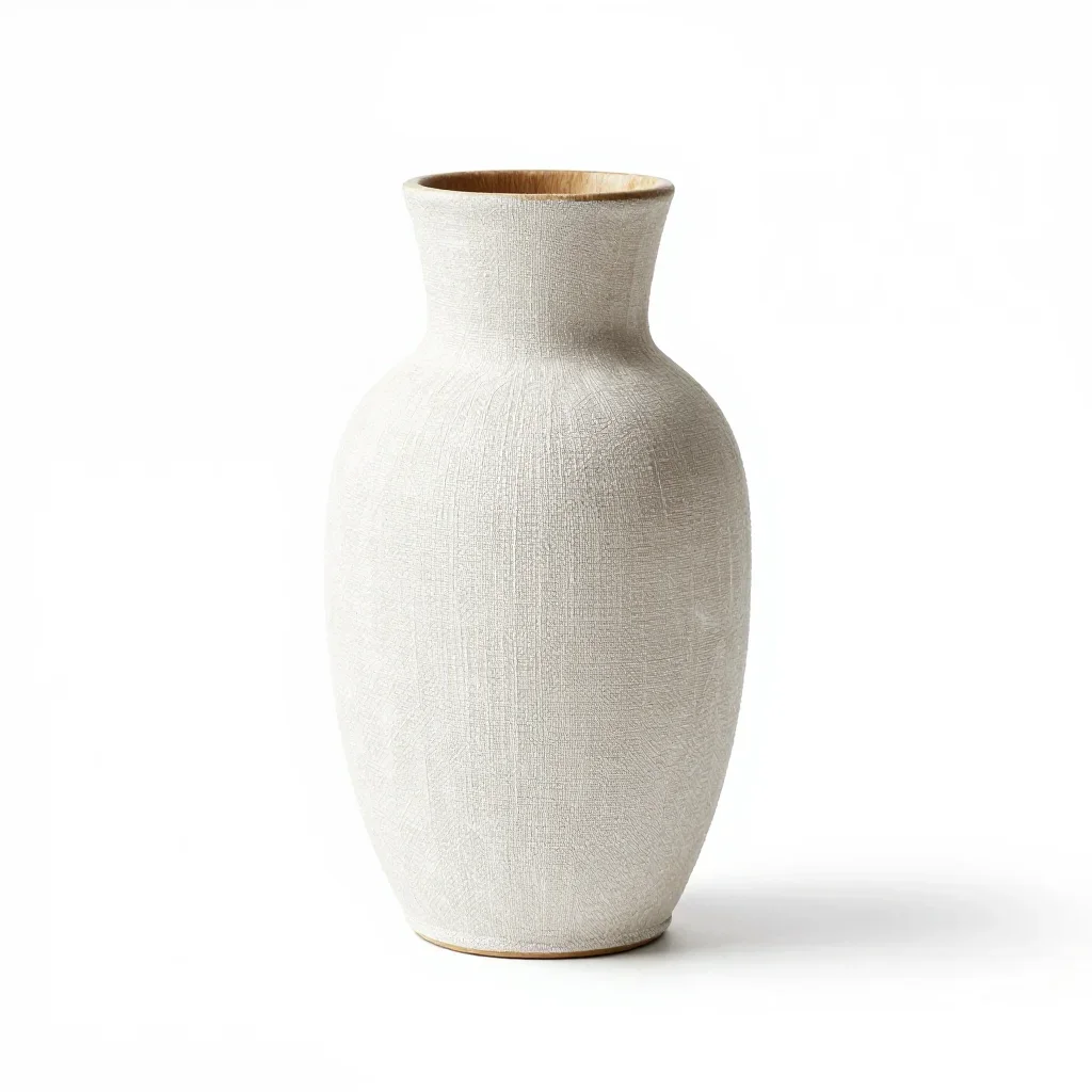 Scandinavian vase isolated on a white background