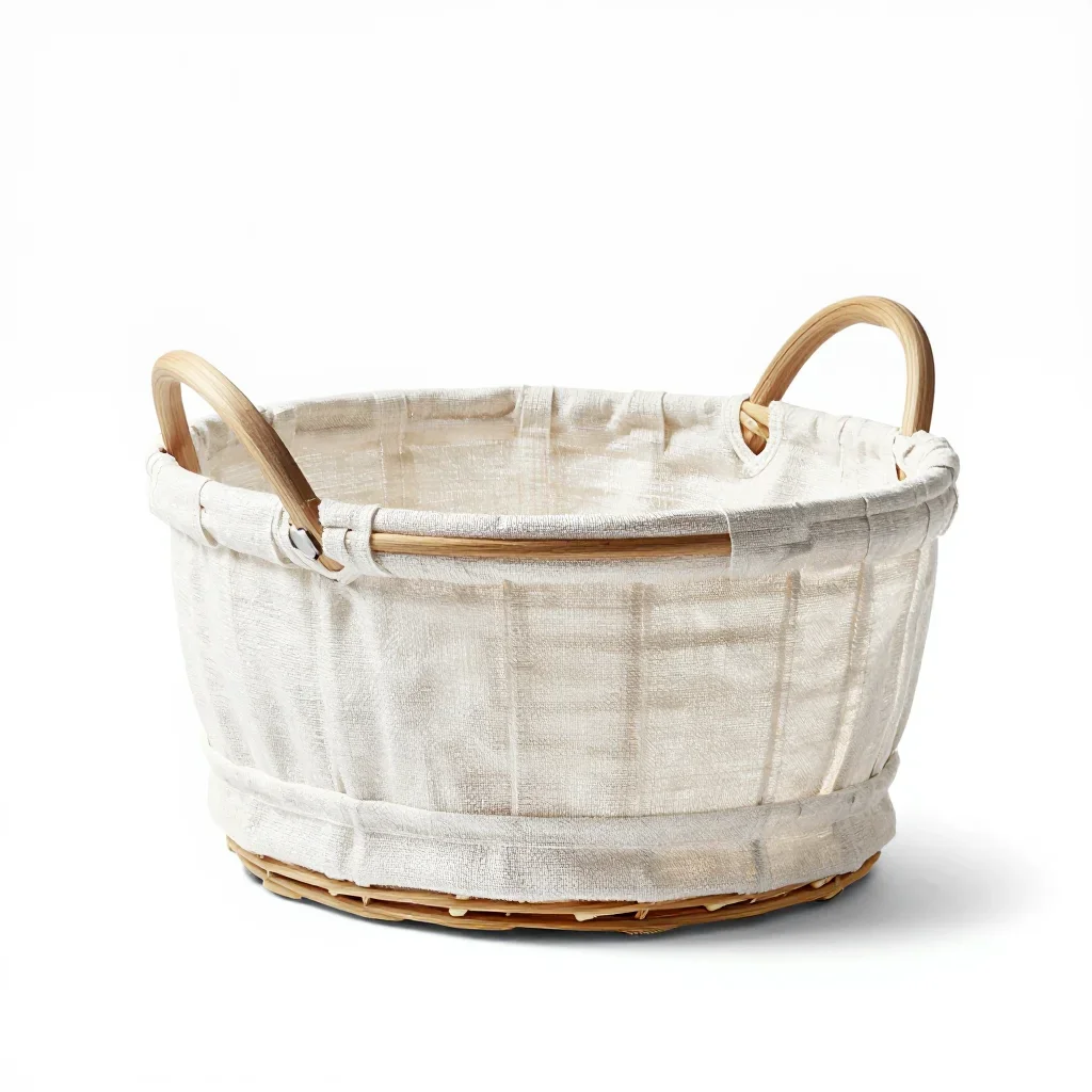 Industrial basket isolated on a white background