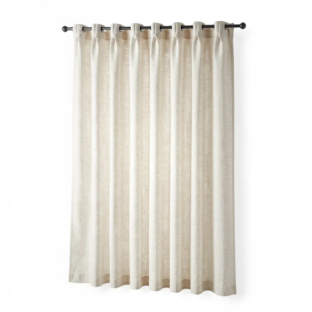 Industrial curtain isolated on a white background
