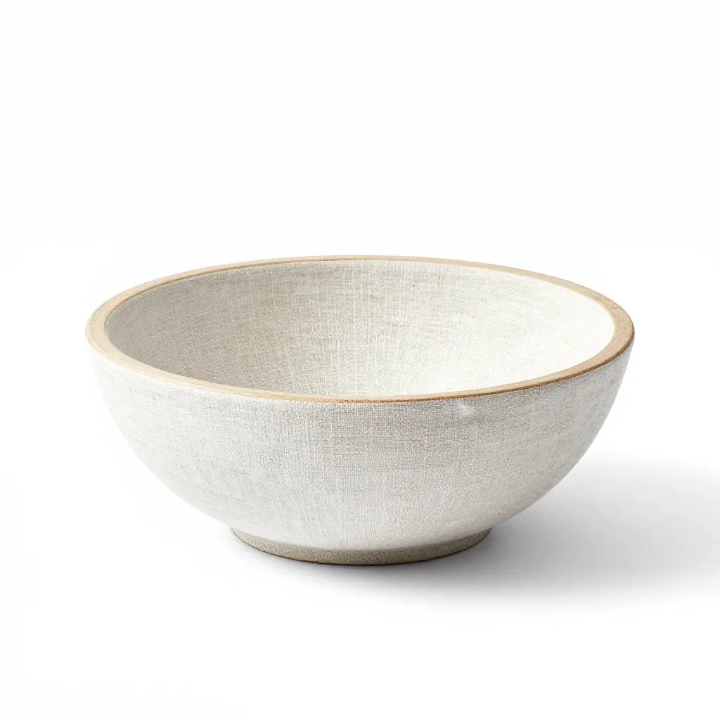 Industrial fruit bowl isolated on a white background