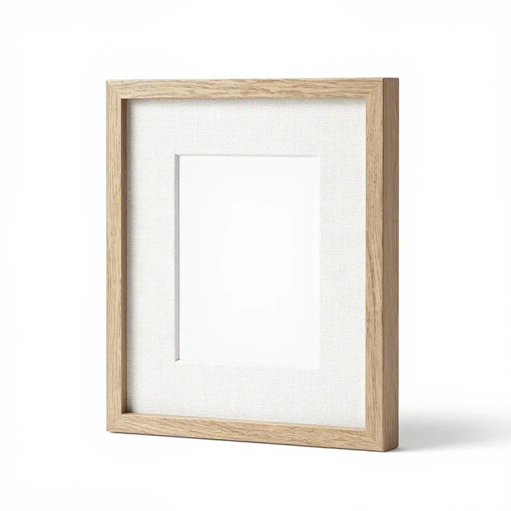 Industrial picture frame isolated on a white background