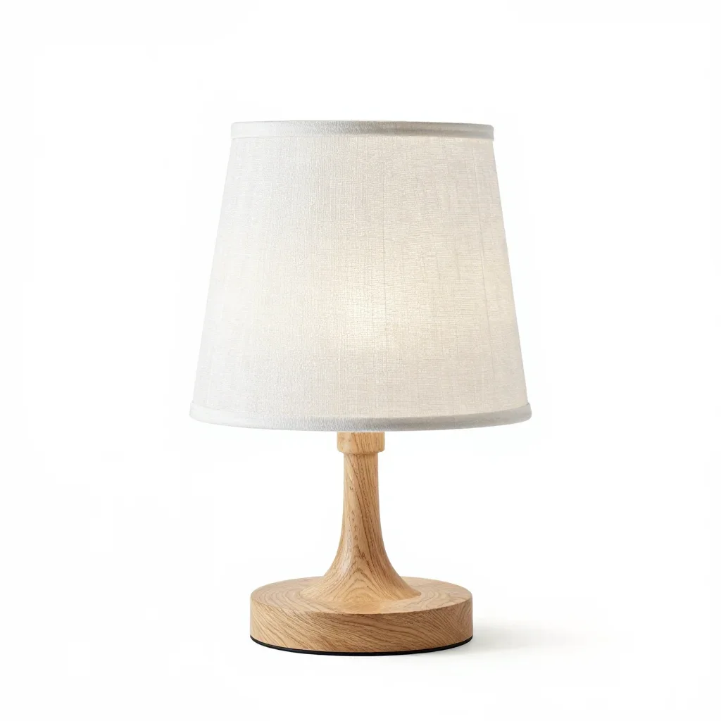 Industrial table lamp isolated on a white background