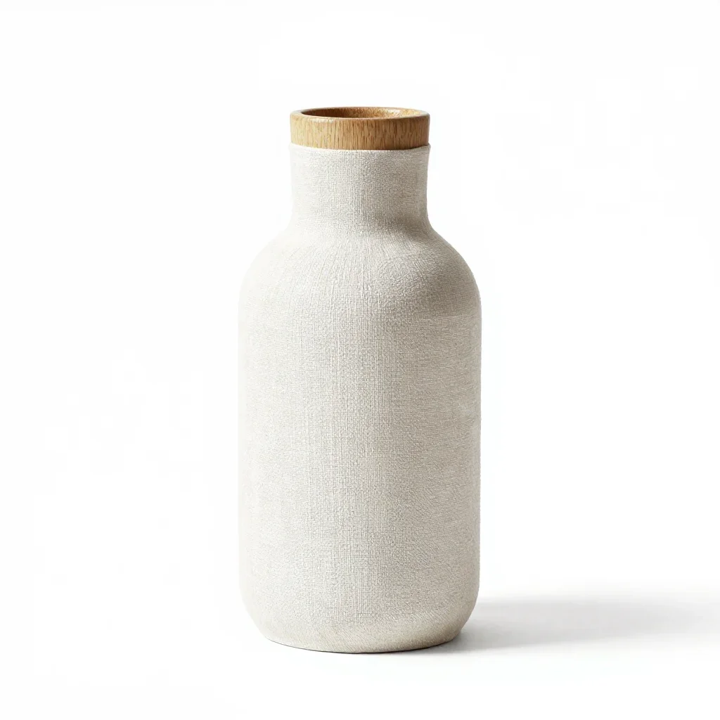 Industrial vase isolated on a white background