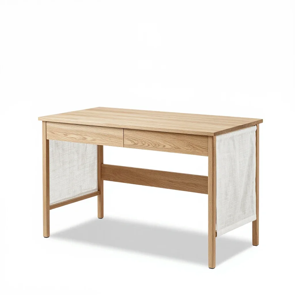 Coastal desk isolated on a white background