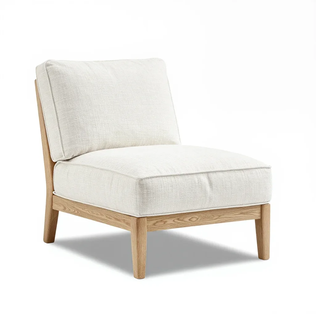 Coastal ottoman isolated on a white background