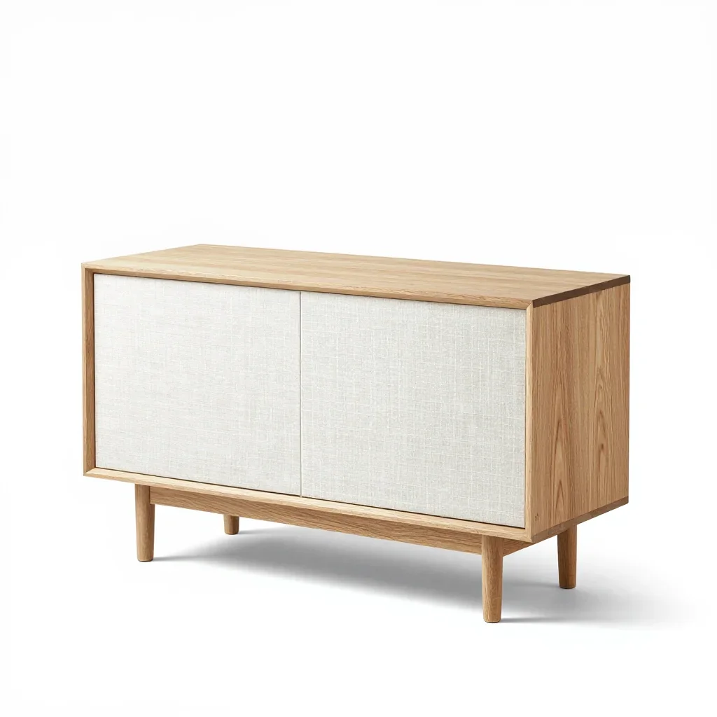 Coastal sideboard isolated on a white background