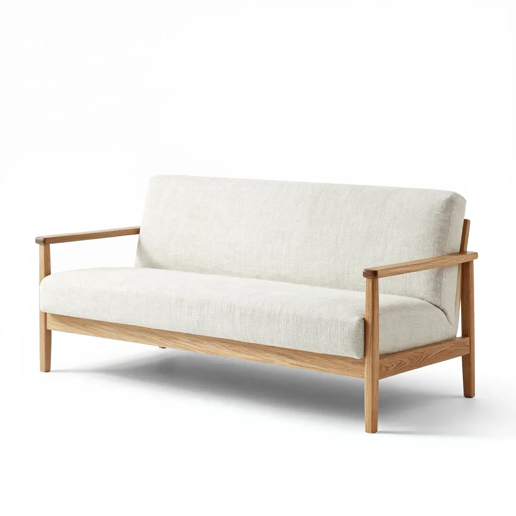 Coastal sofa isolated on a white background