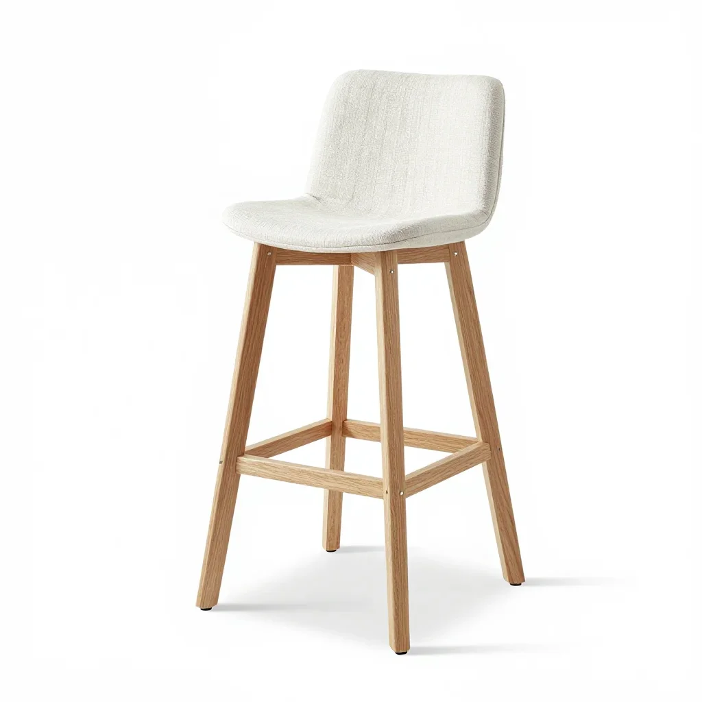 Contemporary bar stool isolated on a white background