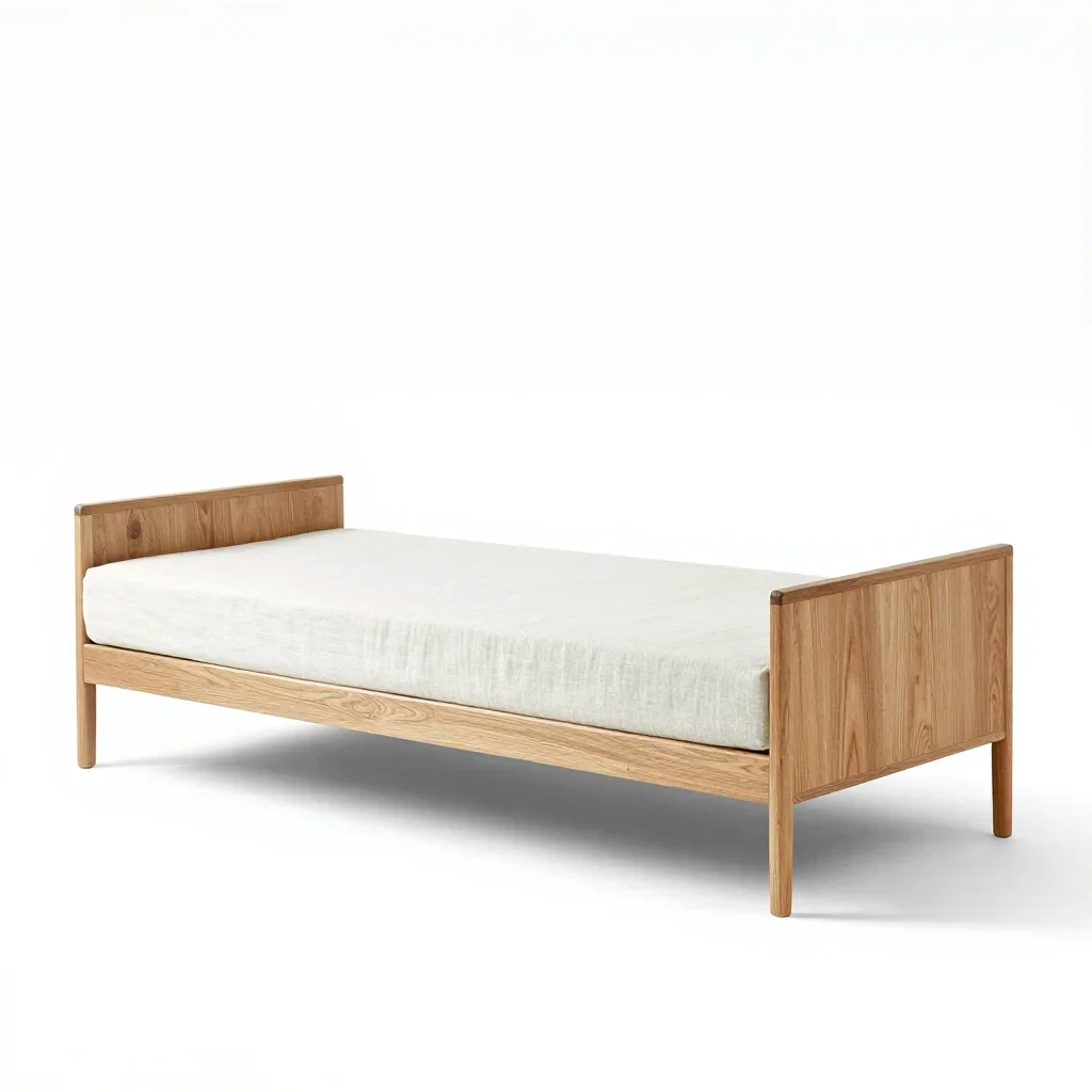 Contemporary daybed isolated on a white background