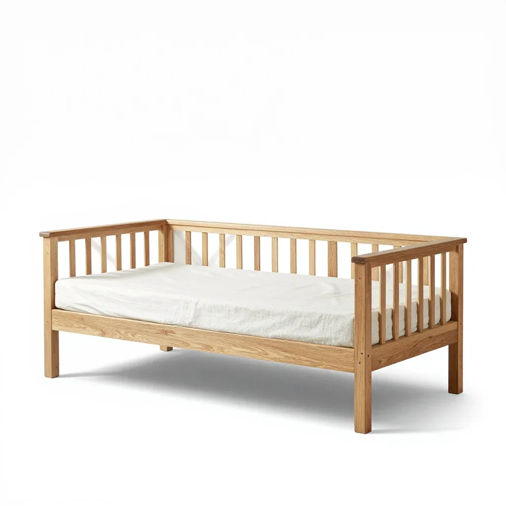 Farmhouse daybed isolated on a white background