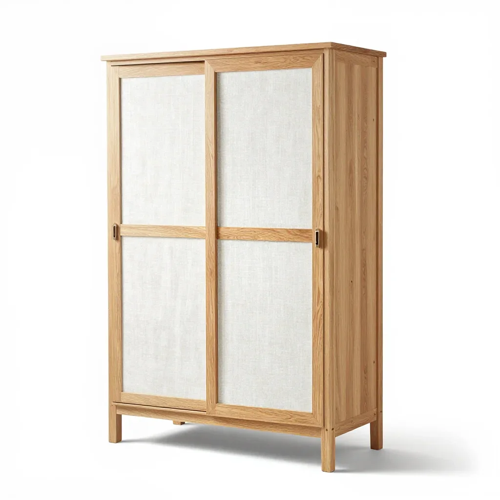 Farmhouse wardrobe isolated on a white background