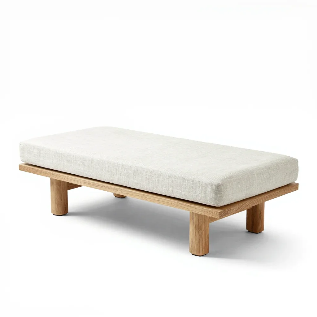 Art deco coffee table isolated on a white background