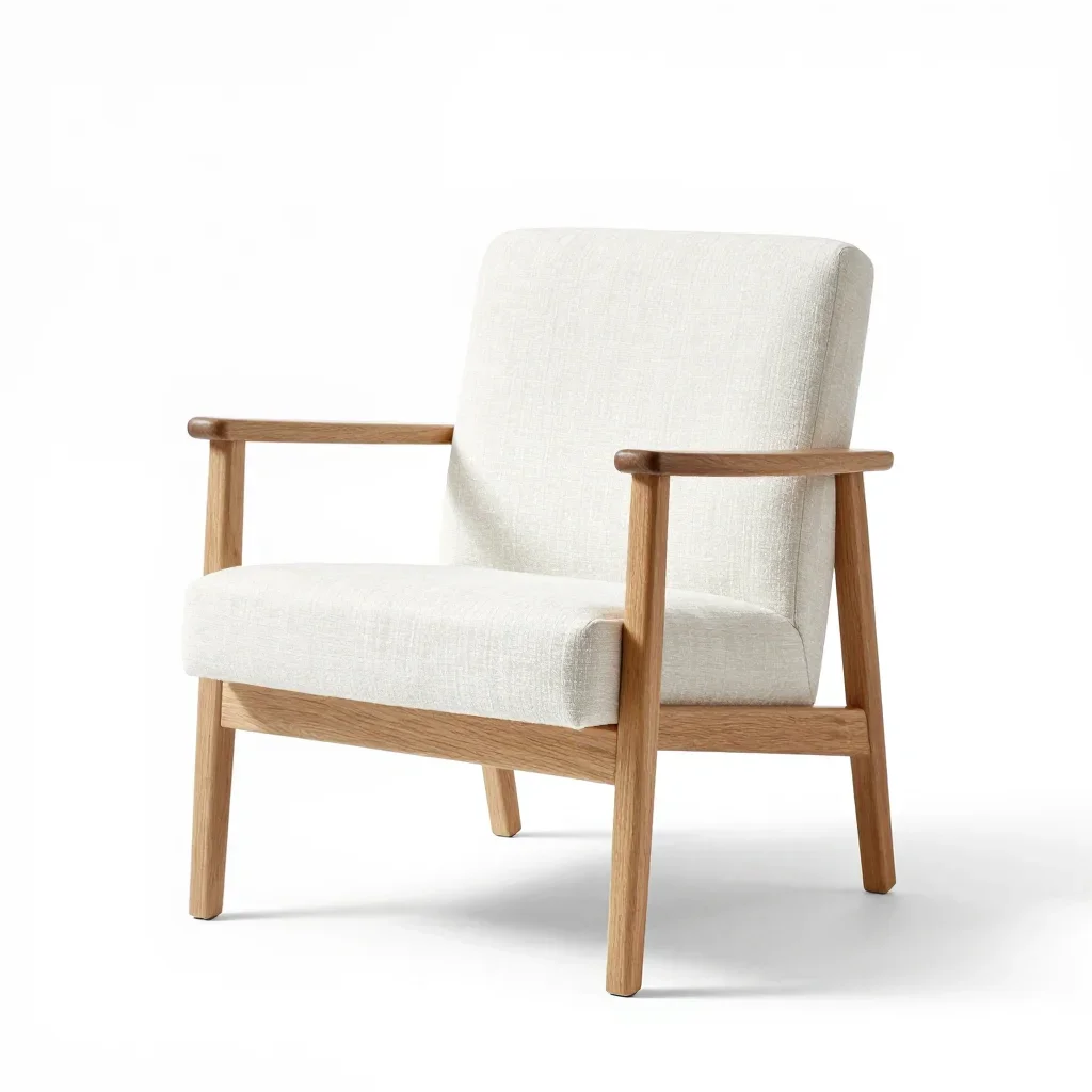 Industrial armchair isolated on a white background