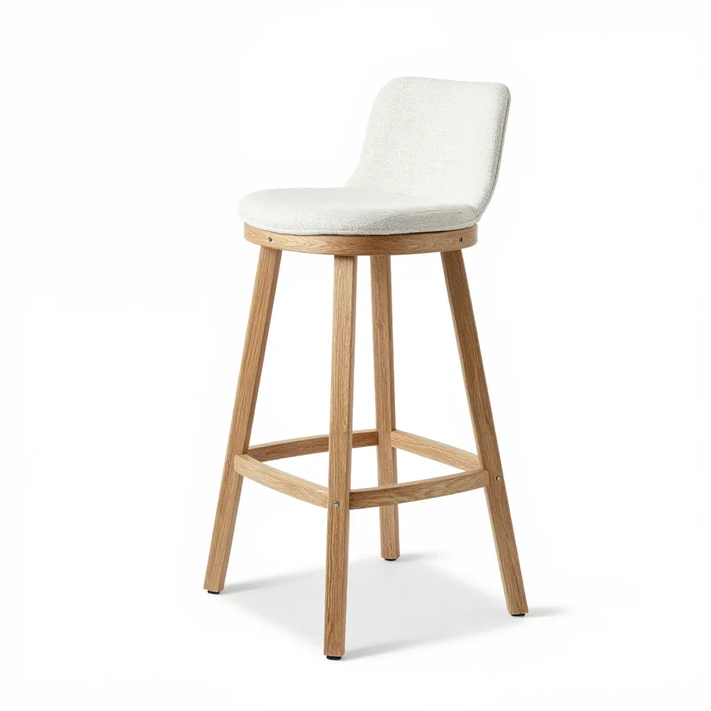 Industrial bar stool isolated on a white background