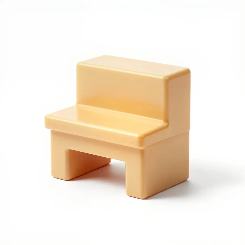 Chunky cute desk toy isolated on a white background
