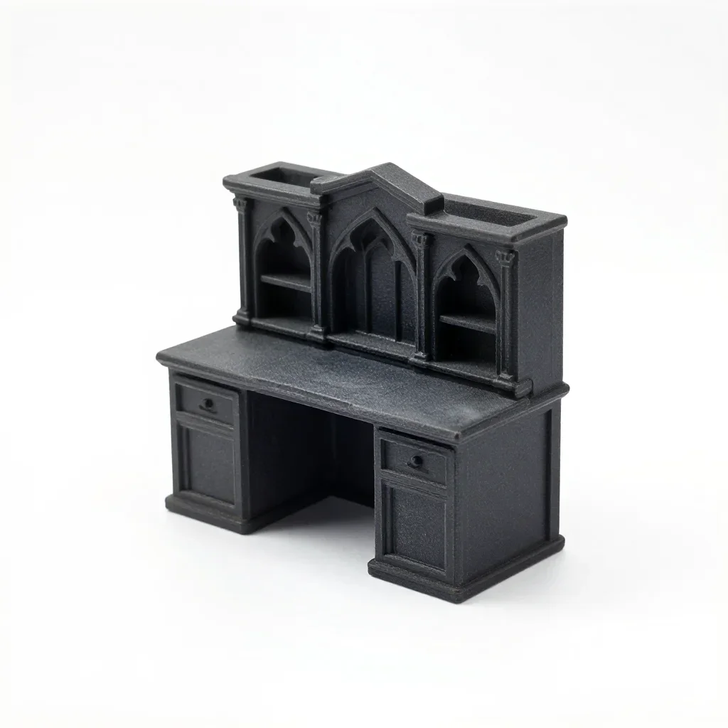 Gothic desk toy isolated on a white background