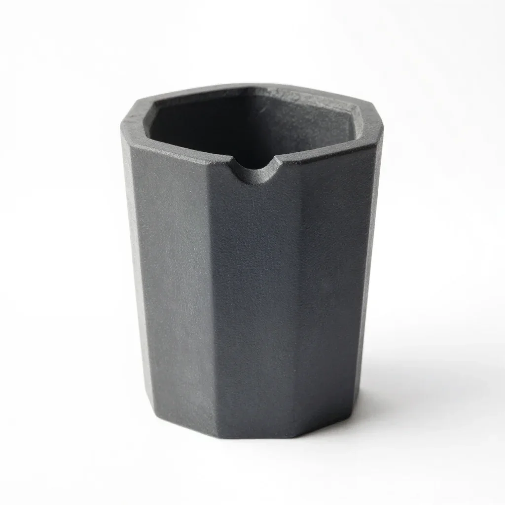 Gothic pen holder isolated on a white background