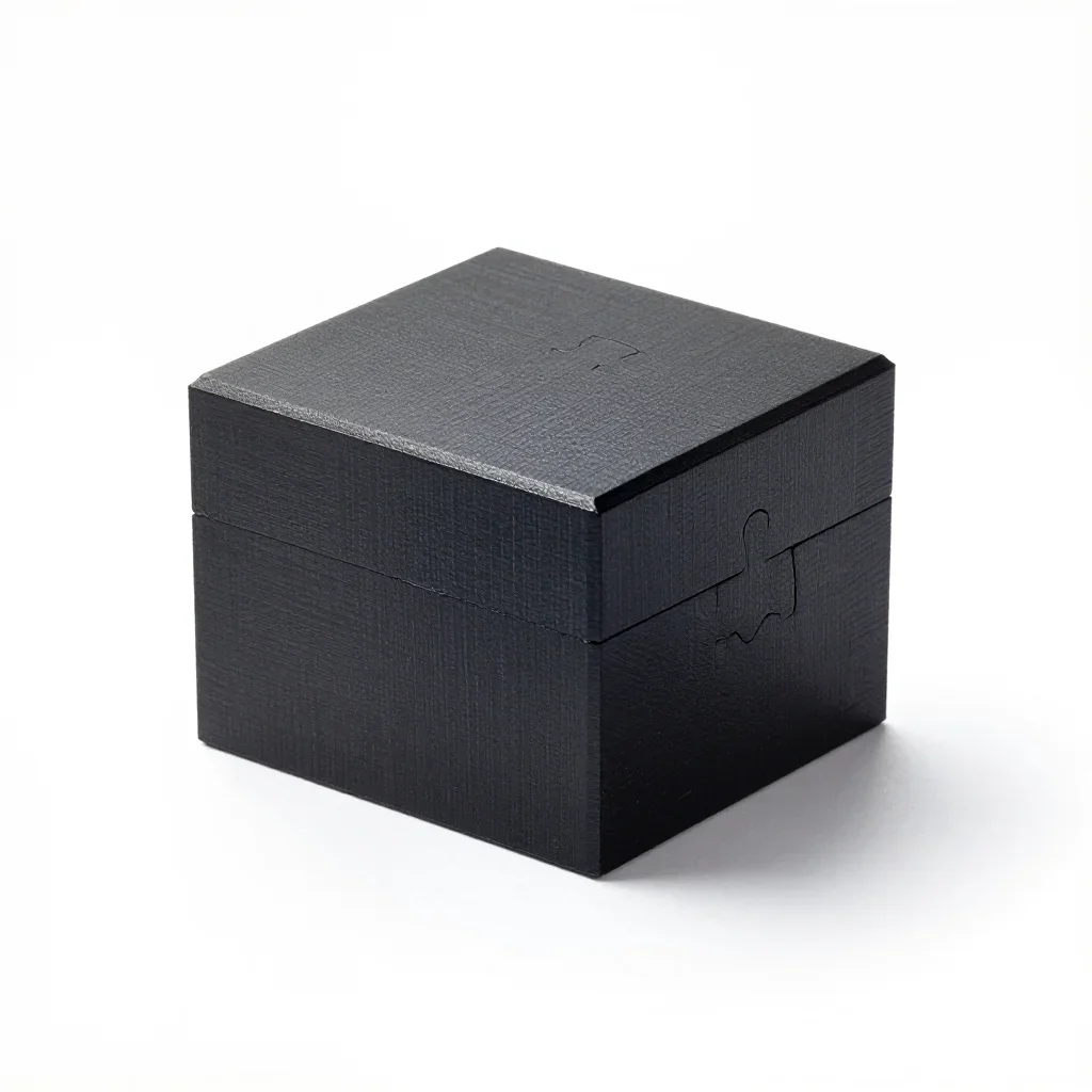Gothic puzzle box isolated on a white background