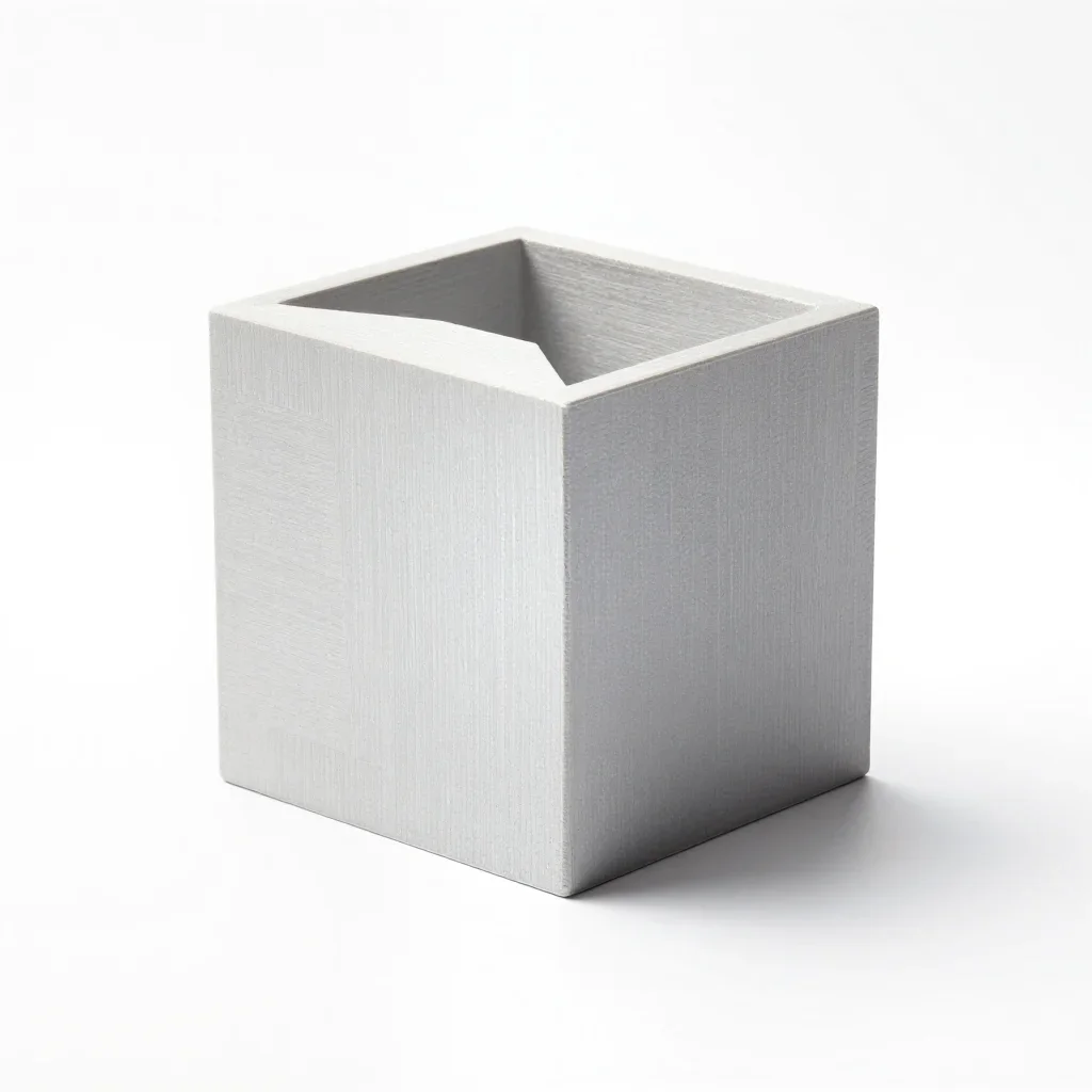 Voronoi bookend isolated on a white background