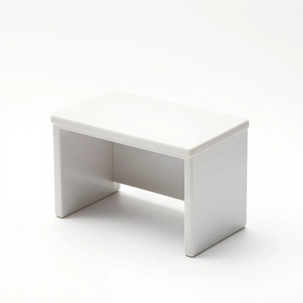 Articulated desk toy isolated on a white background
