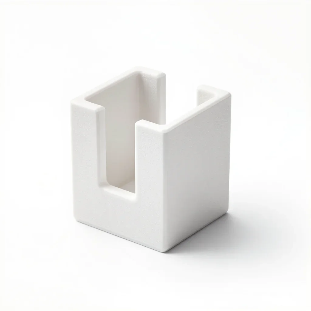 Articulated pen holder isolated on a white background