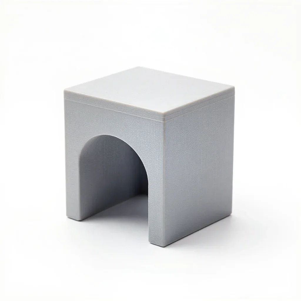 Articulated tabletop miniature isolated on a white background