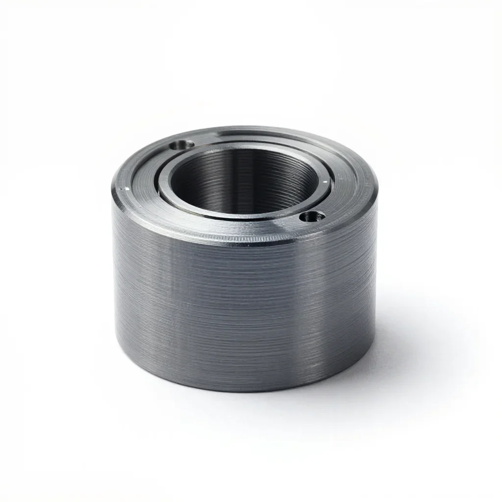 Compact bearing mount isolated on a white background