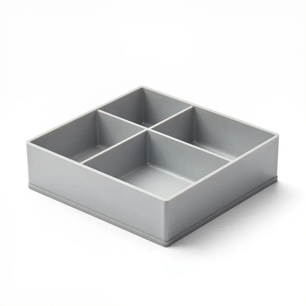 Compact drawer divider isolated on a white background