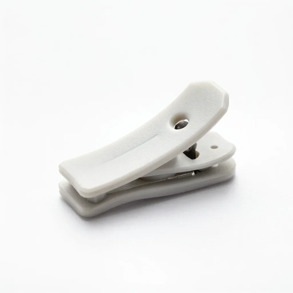 Compact plant clip isolated on a white background