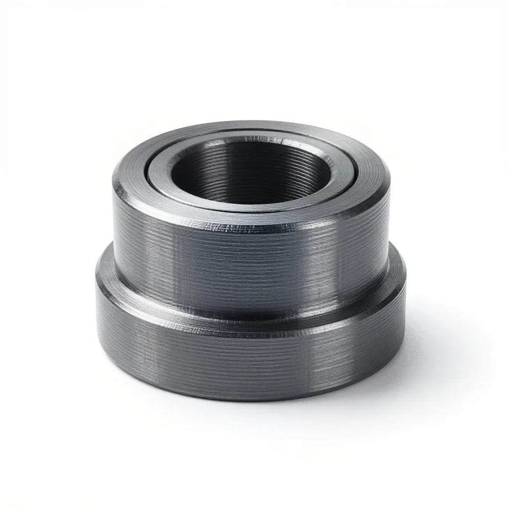 Heavy-duty bearing mount isolated on a white background