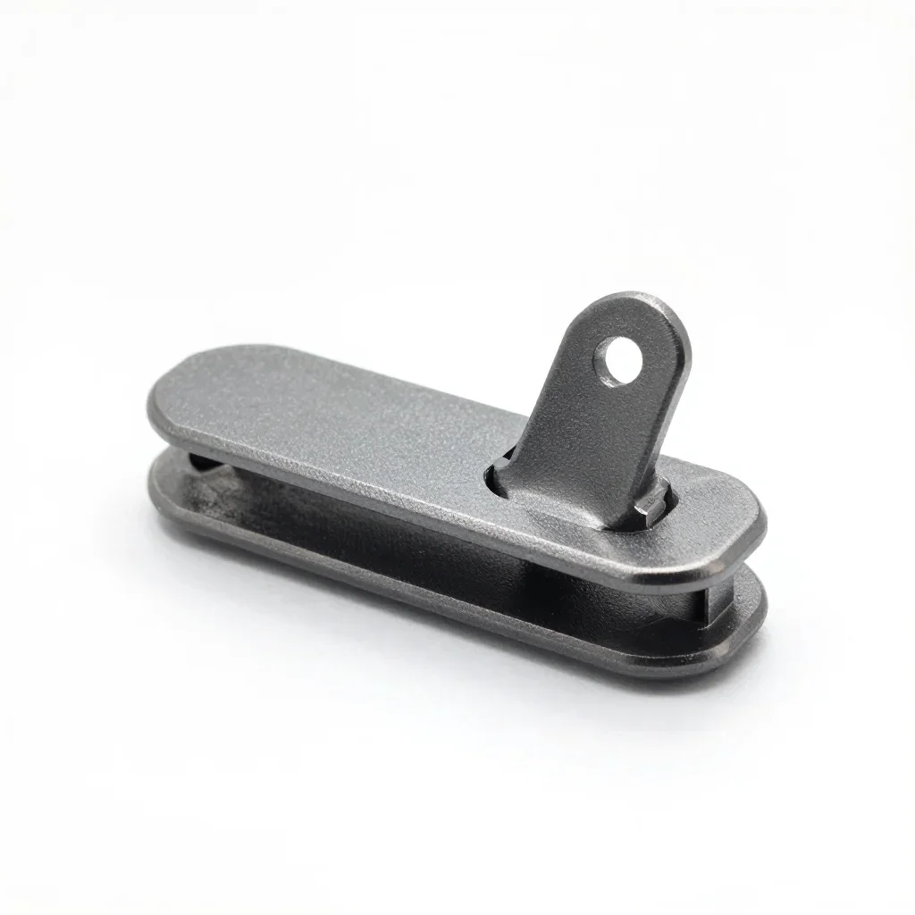 Heavy-duty plant clip isolated on a white background