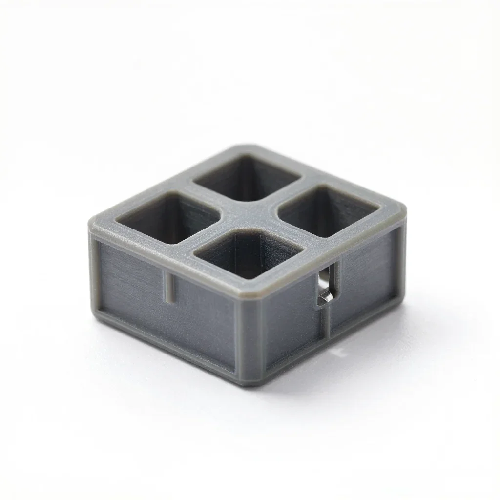 Lightweight lattice drill bit organiser isolated on a white background