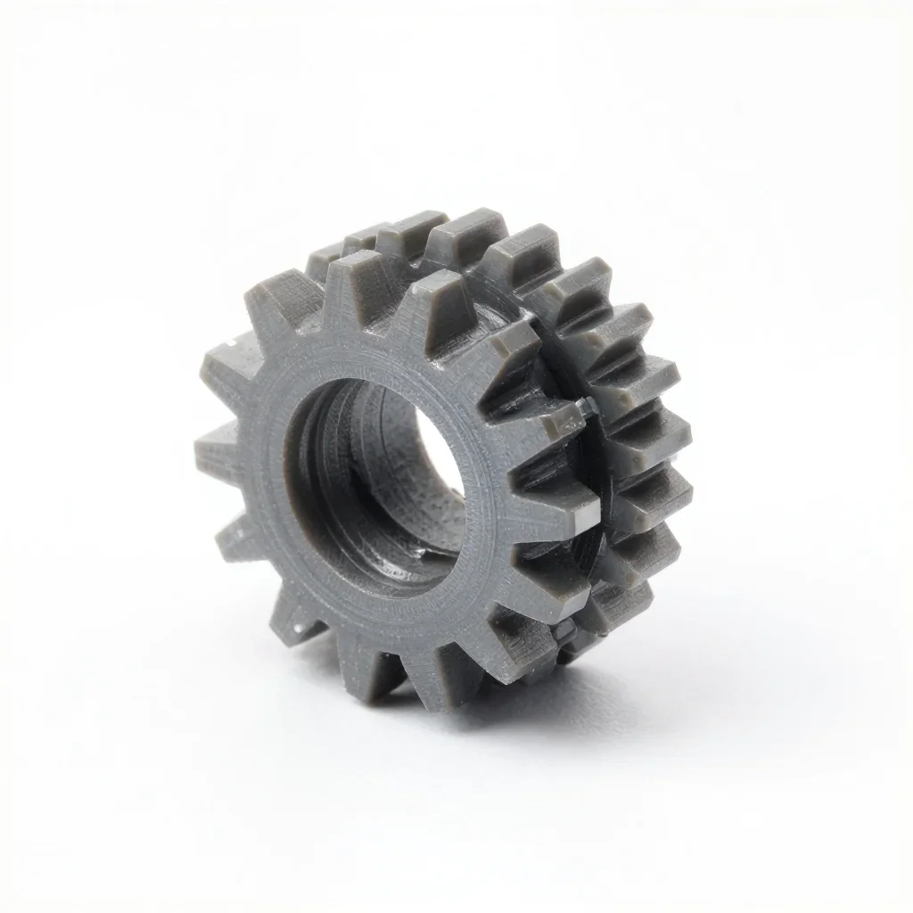 Lightweight lattice gear set isolated on a white background