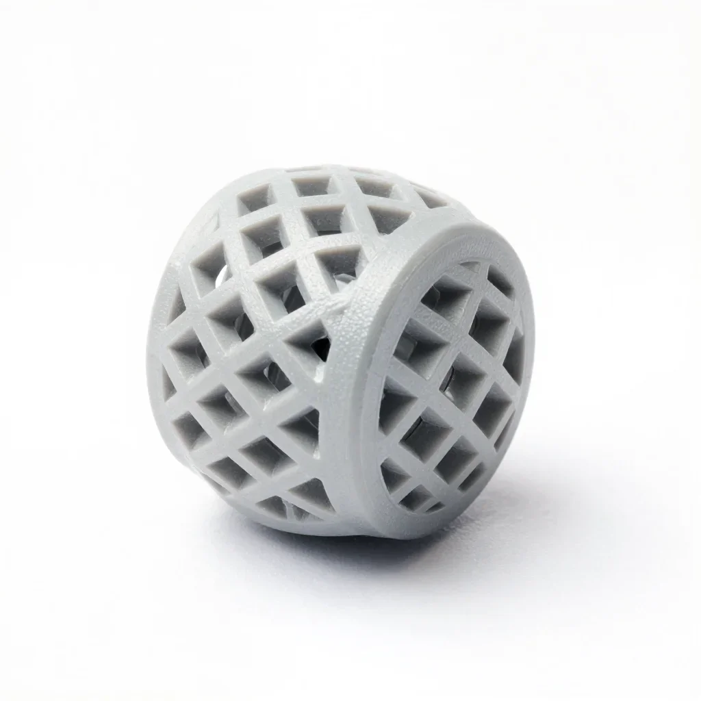 Lightweight lattice knob isolated on a white background