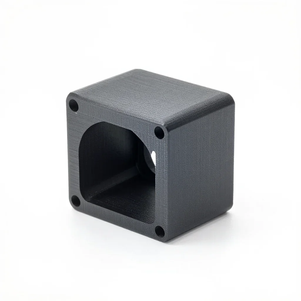Parametric camera mount isolated on a white background