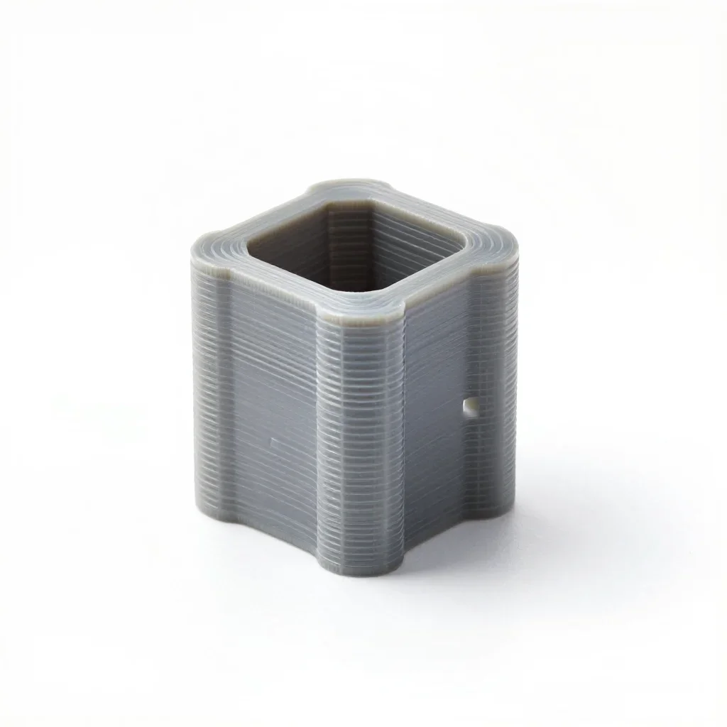 Parametric drill bit organiser isolated on a white background