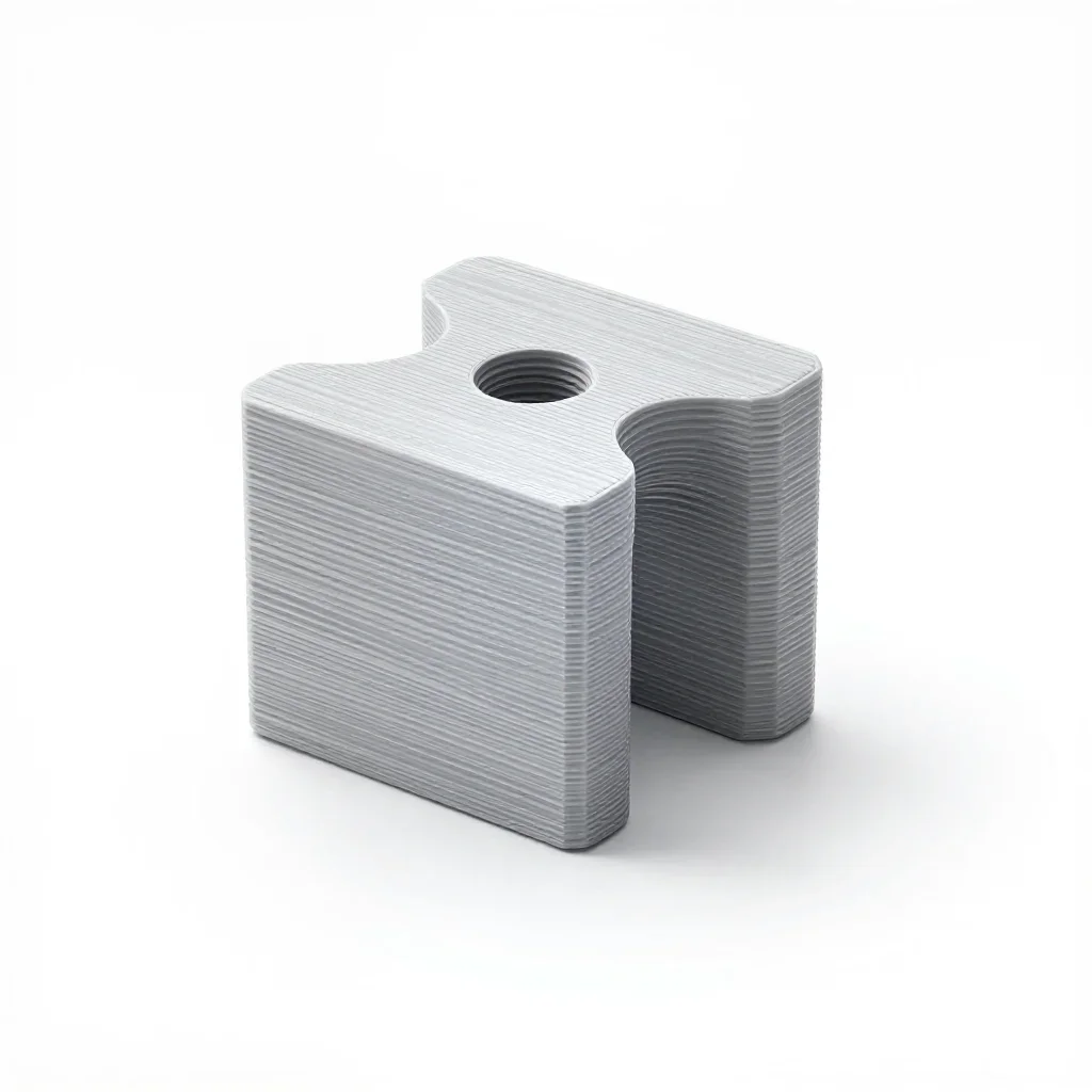 Parametric hinge isolated on a white background