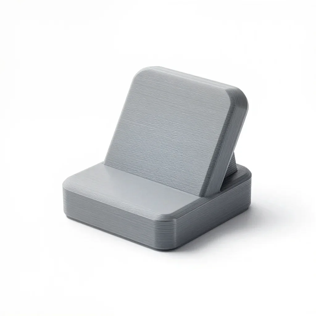 Parametric phone dock isolated on a white background