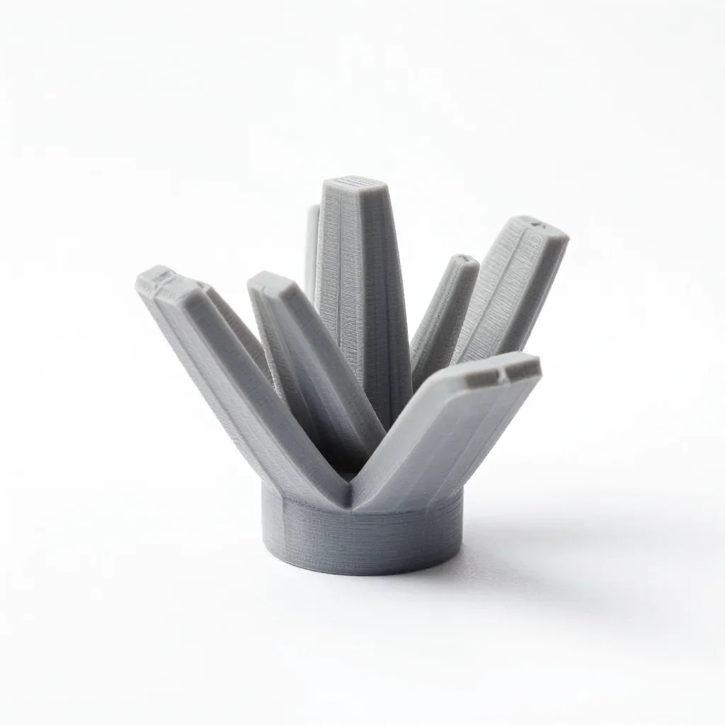 Parametric plant clip isolated on a white background