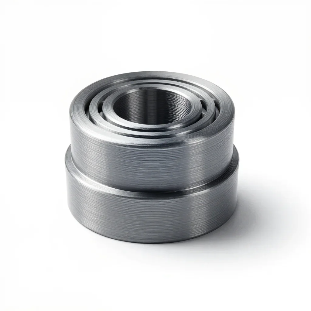 Stackable bearing mount isolated on a white background
