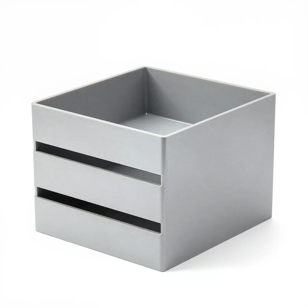 Stackable drawer divider isolated on a white background