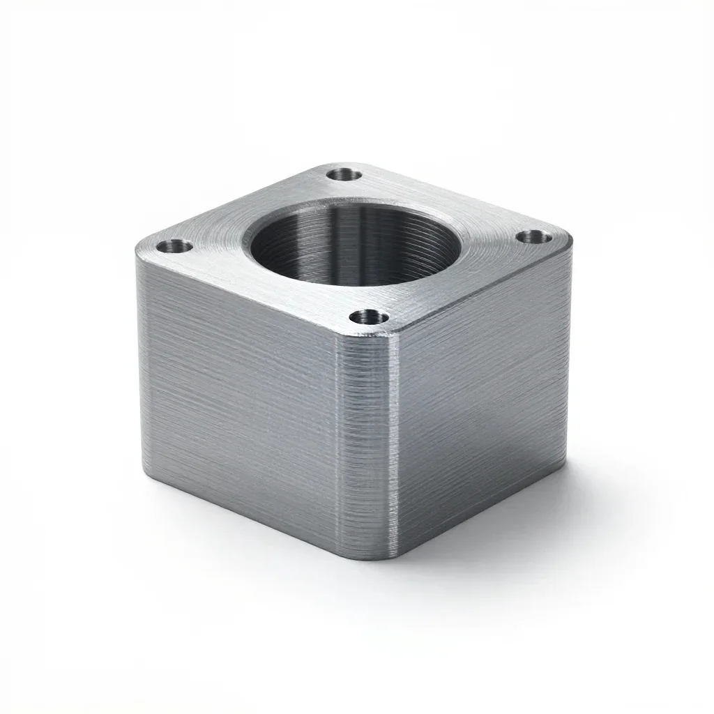Wall-mounted bearing mount isolated on a white background
