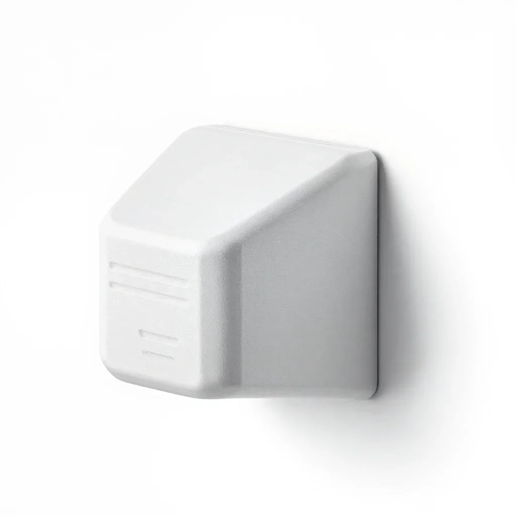 Wall-mounted camera mount isolated on a white background