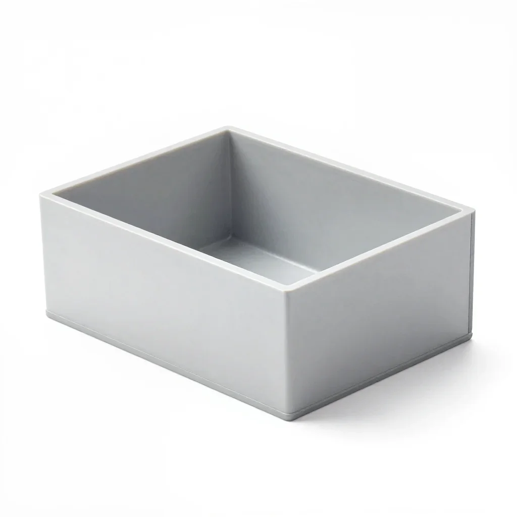 Wall-mounted drawer divider isolated on a white background