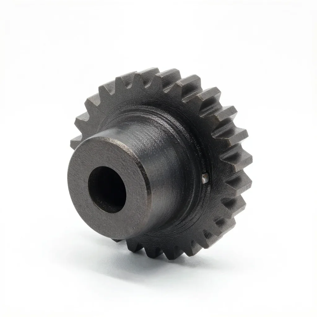 Wall-mounted gear set isolated on a white background