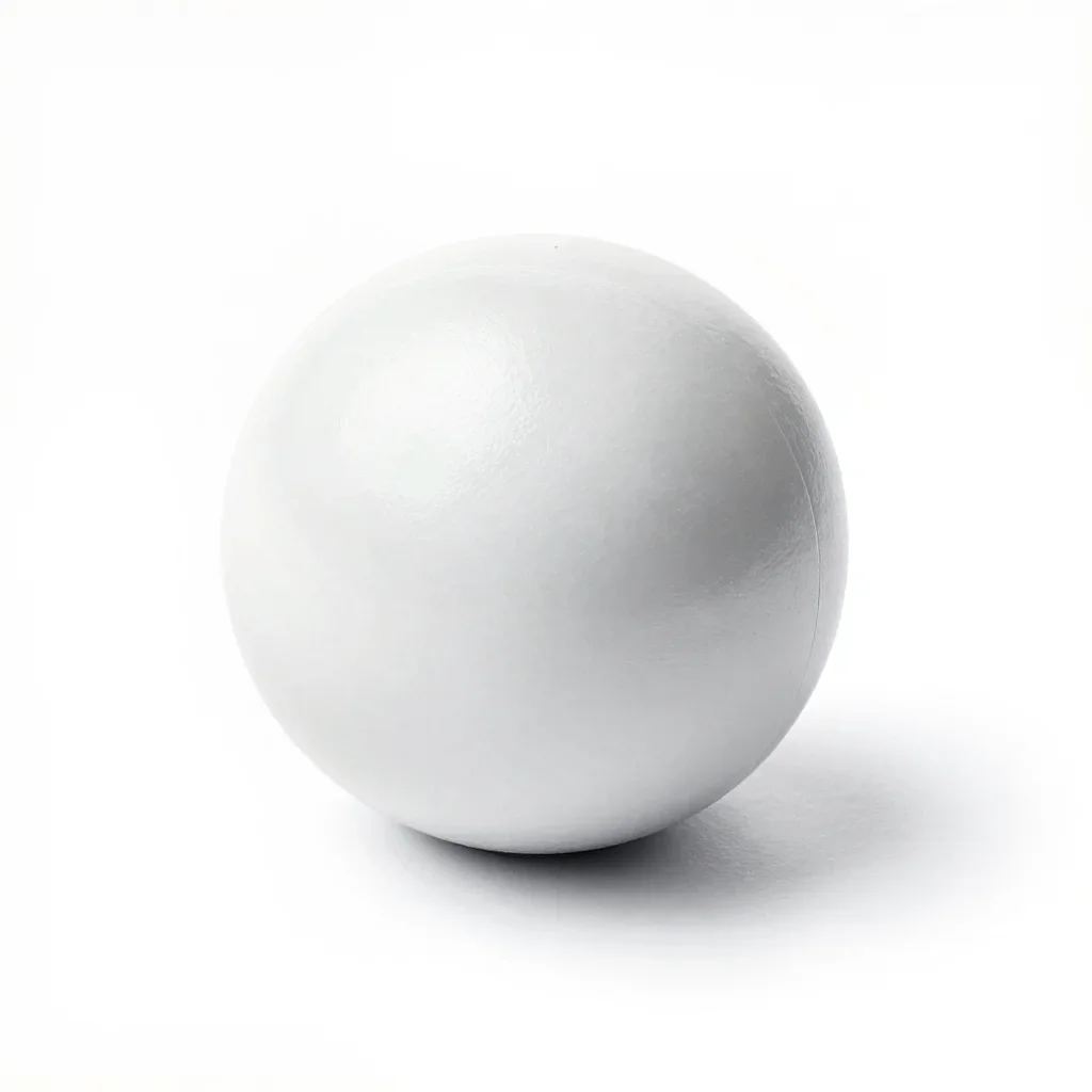 Wall-mounted knob isolated on a white background