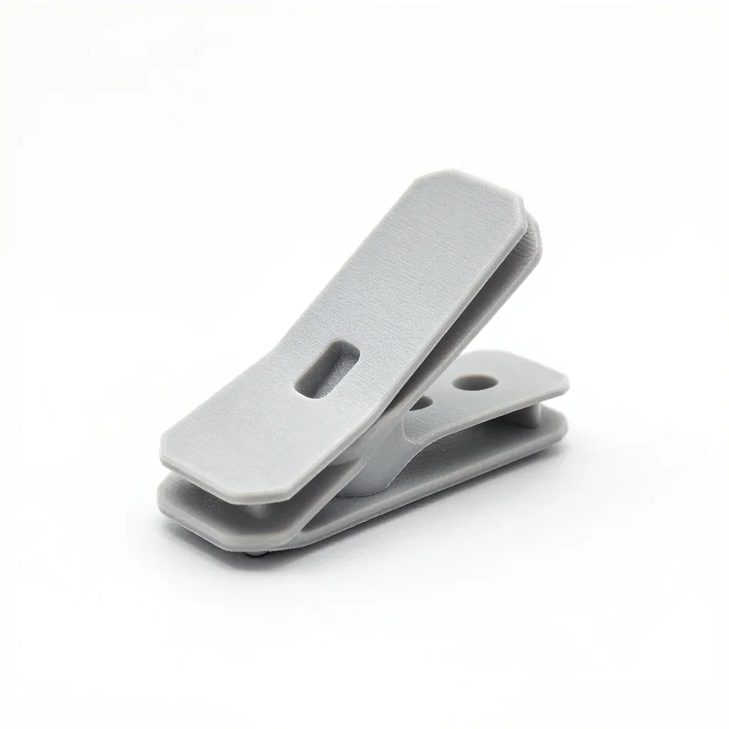 Ergonomic plant clip isolated on a white background