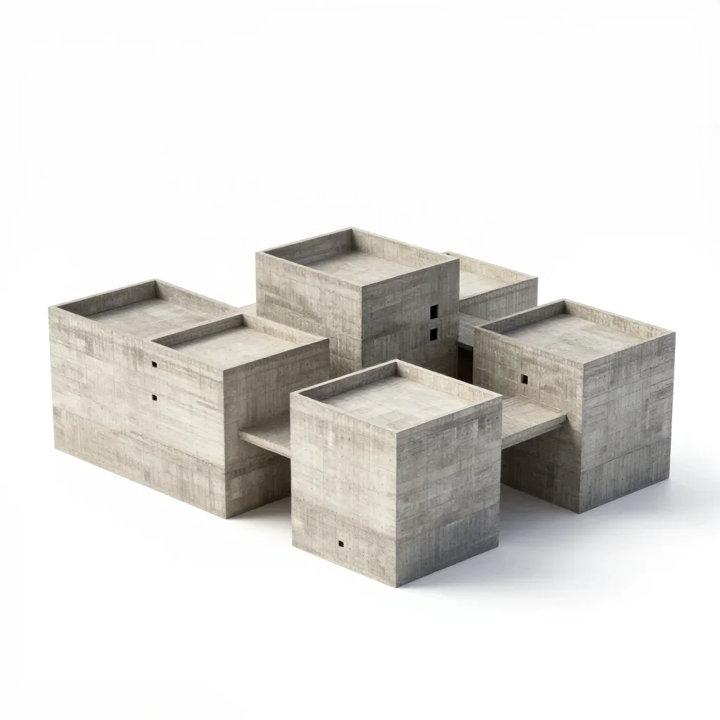 Mediterranean museum isolated on a white background