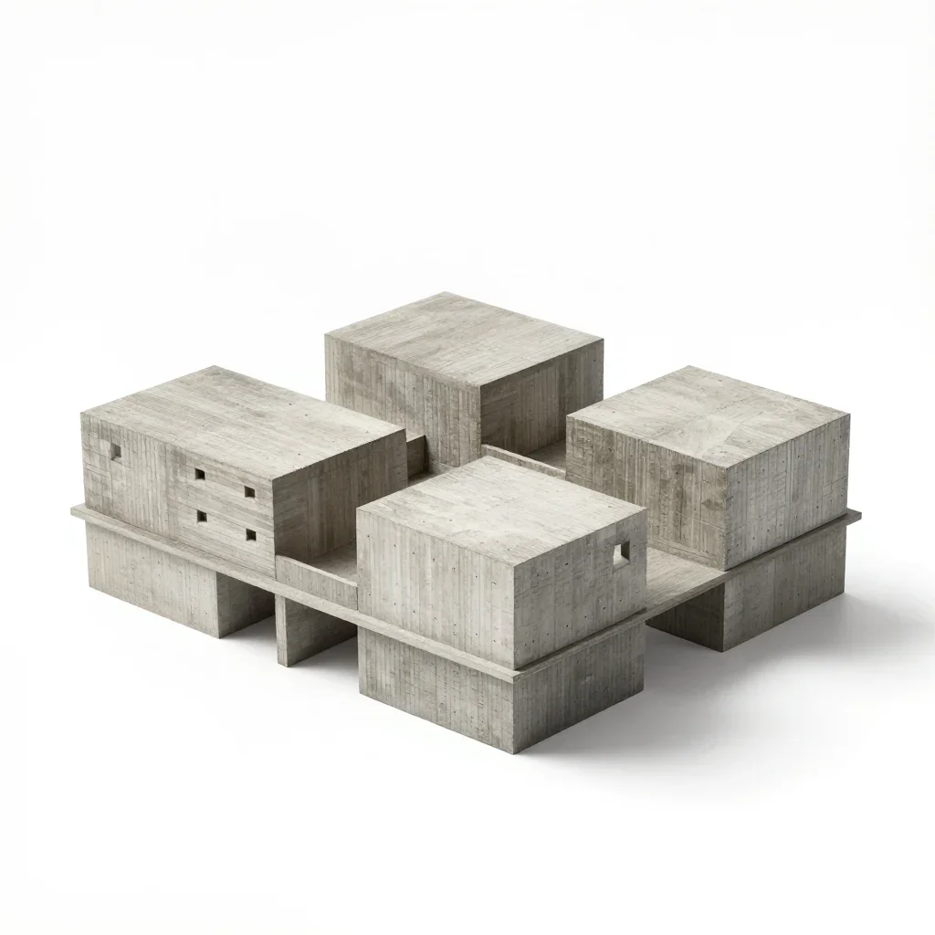 Sustainable museum isolated on a white background