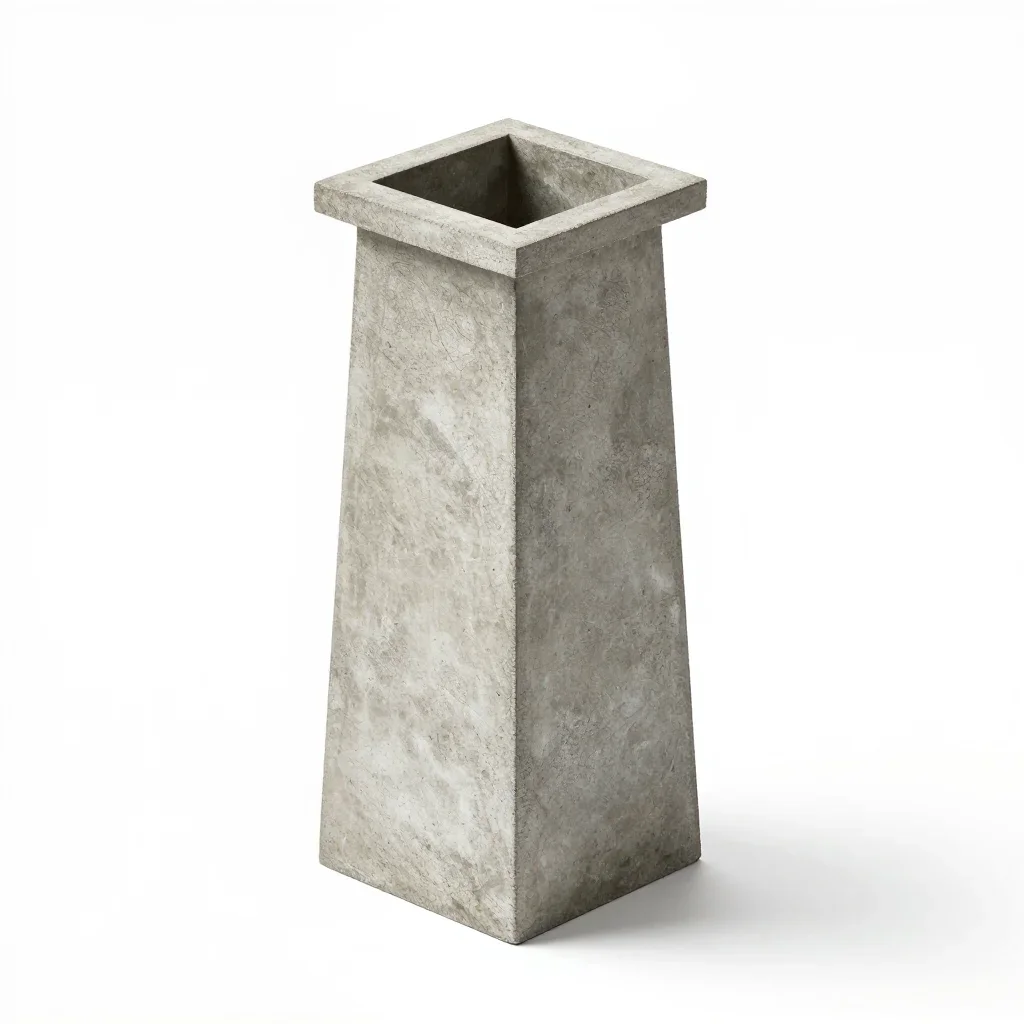 Japanese chimney isolated on a white background